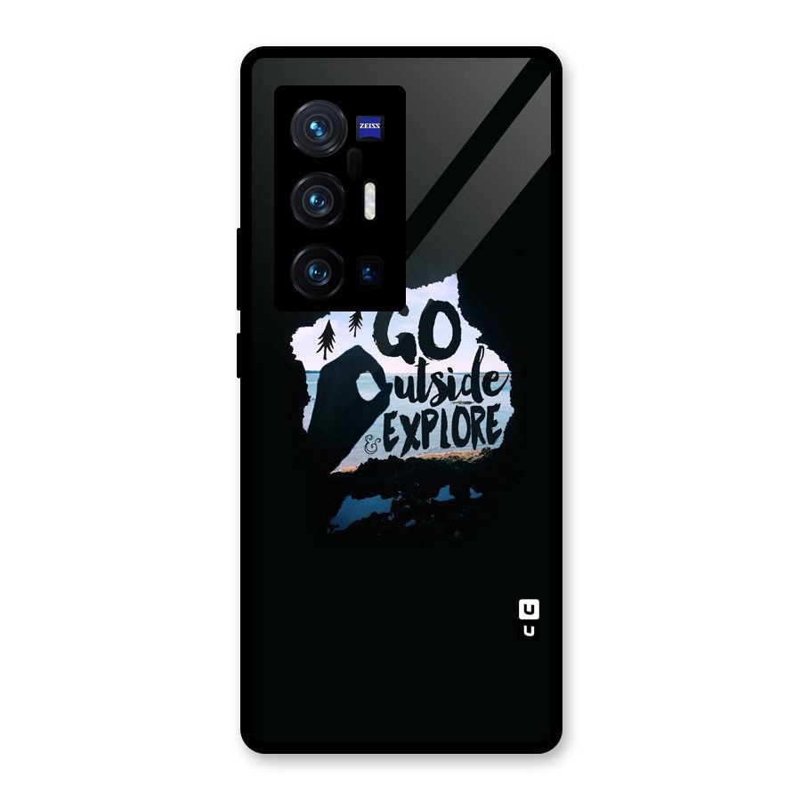 Go Outside Glass Back Case for Vivo X70 Pro Plus