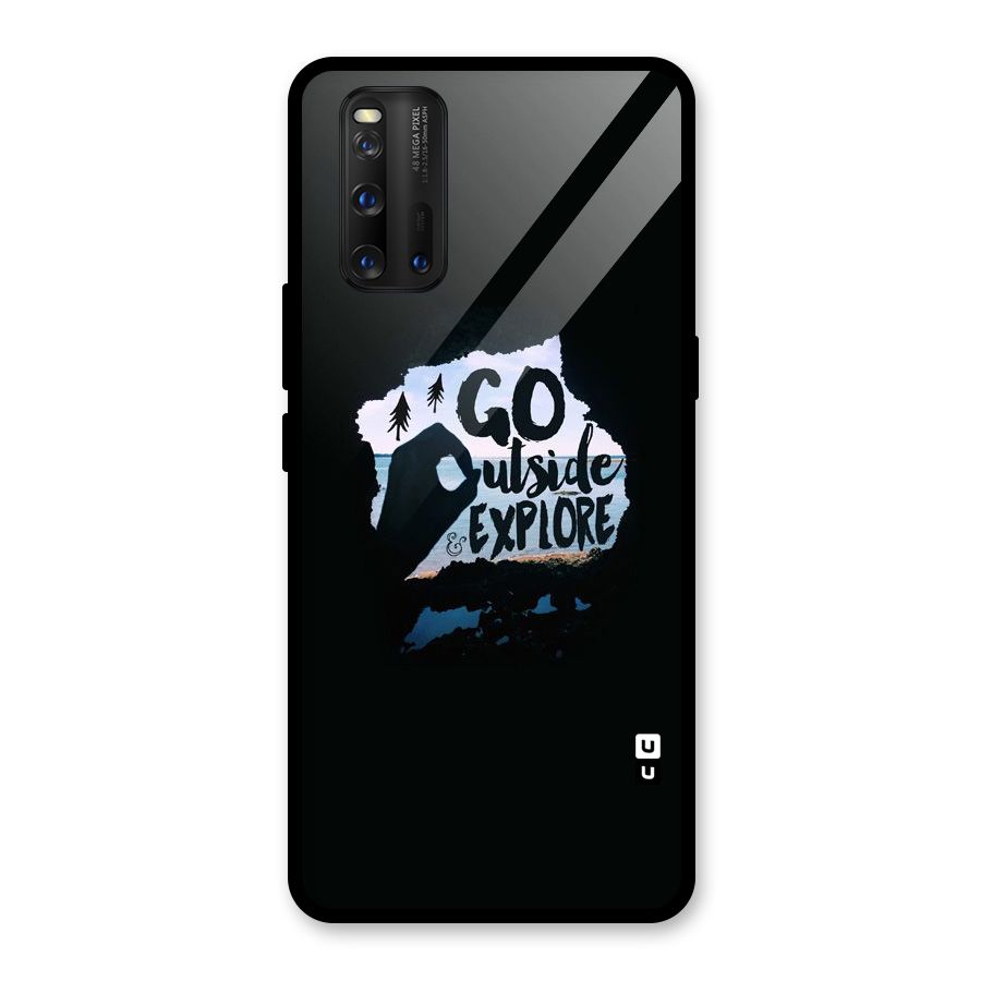 Go Outside Glass Back Case for Vivo iQOO 3