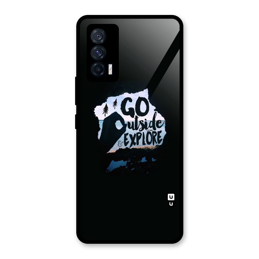 Go Outside Glass Back Case for Vivo iQOO 7 5G