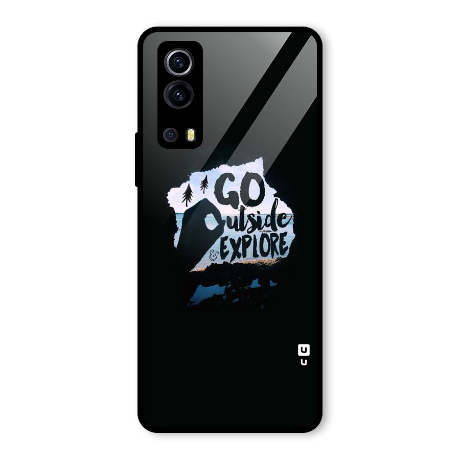 Go Outside Glass Back Case for Vivo iQOO Z3