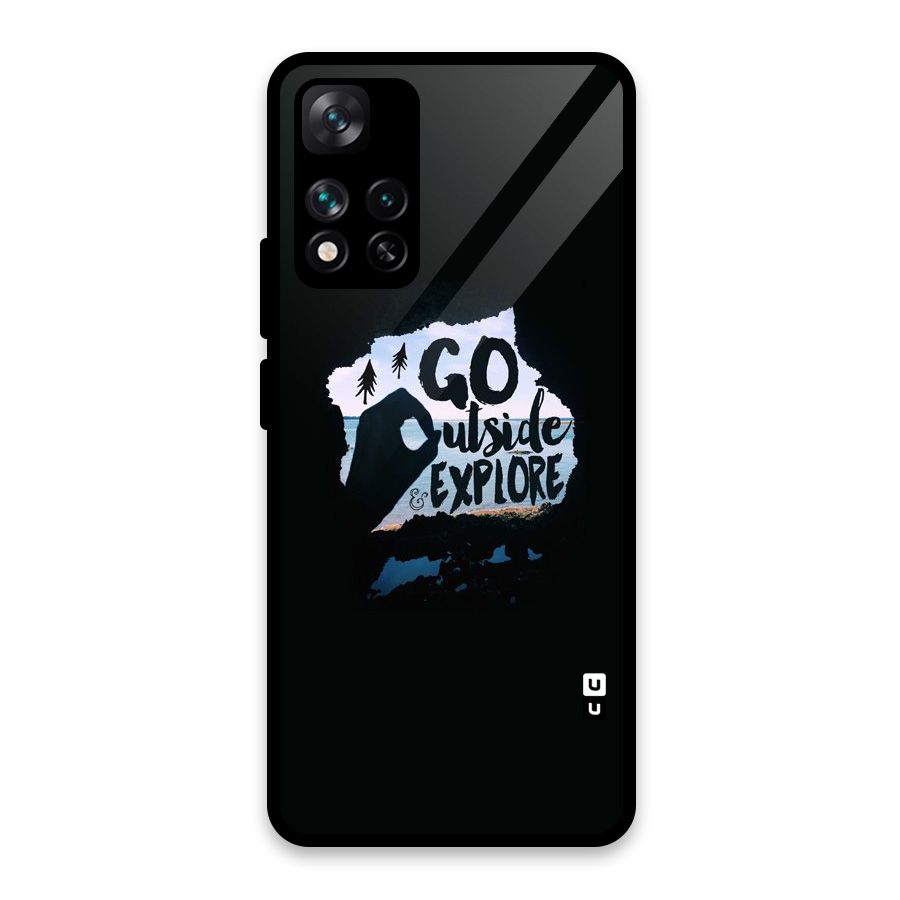 Go Outside Glass Back Case for Xiaomi 11i HyperCharge 5G