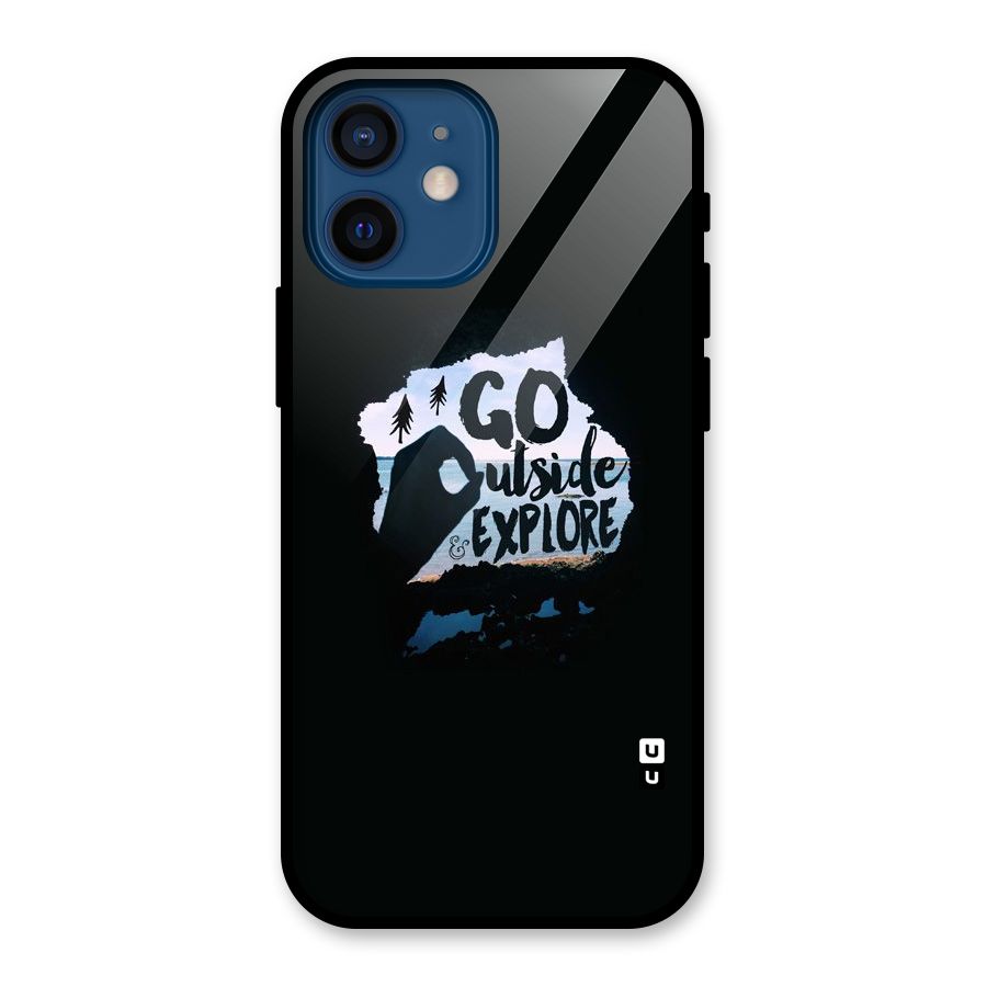 Go Outside Glass Back Case for iPhone 12 Mini