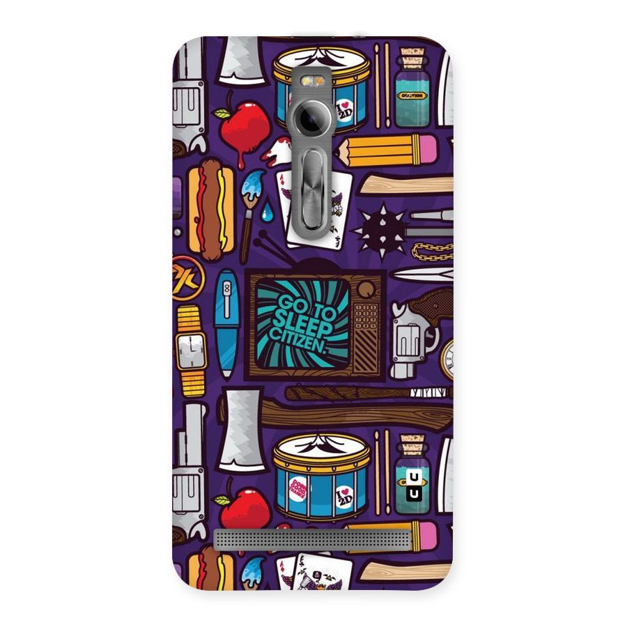 Go To Sleep Back Case for Asus Zenfone 2