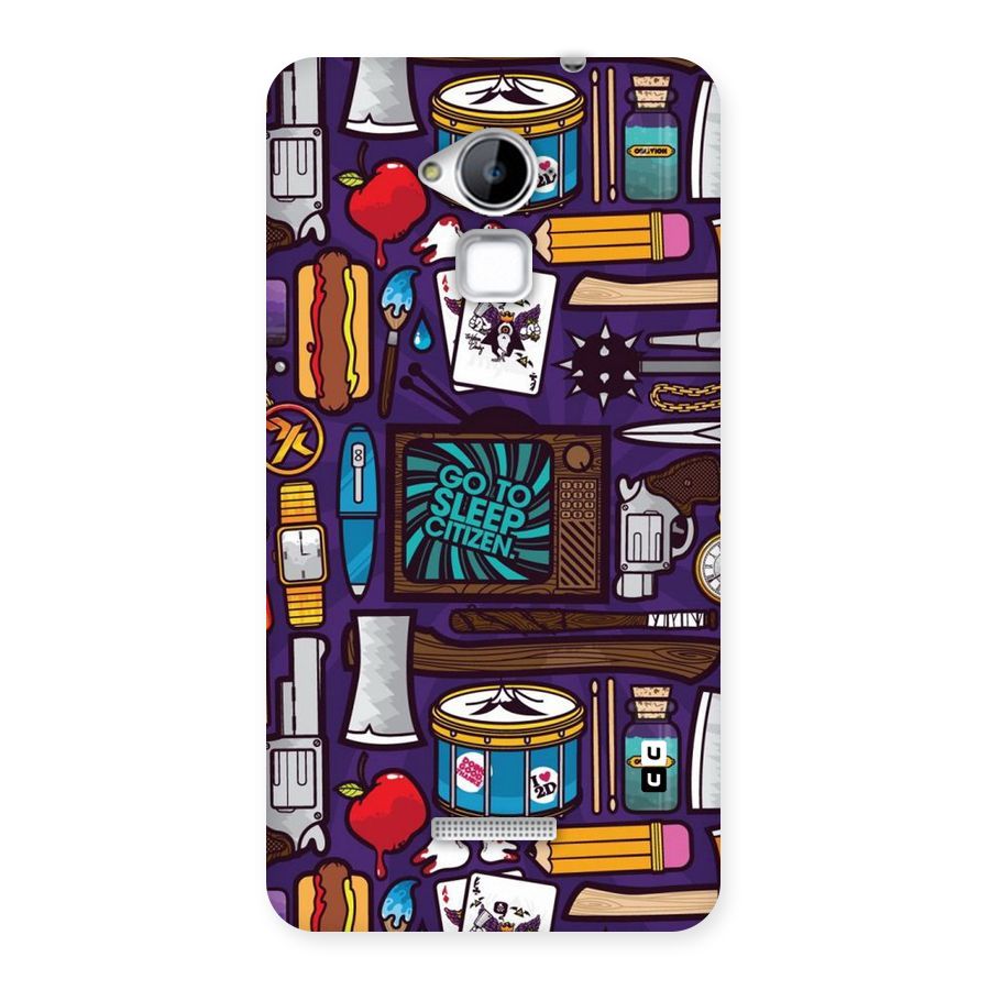 Go To Sleep Back Case for Coolpad Note 3