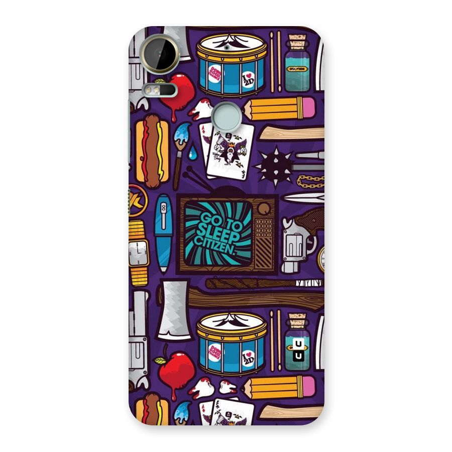 Go To Sleep Back Case for Desire 10 Pro