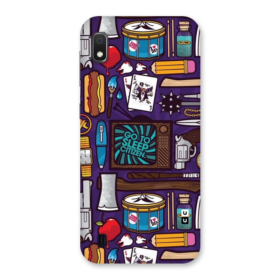 Go To Sleep Back Case for Galaxy A10
