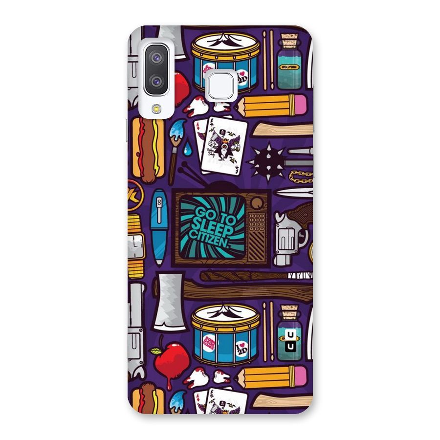 Go To Sleep Back Case for Galaxy A8 Star