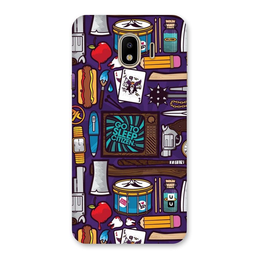 Go To Sleep Back Case for Galaxy J4