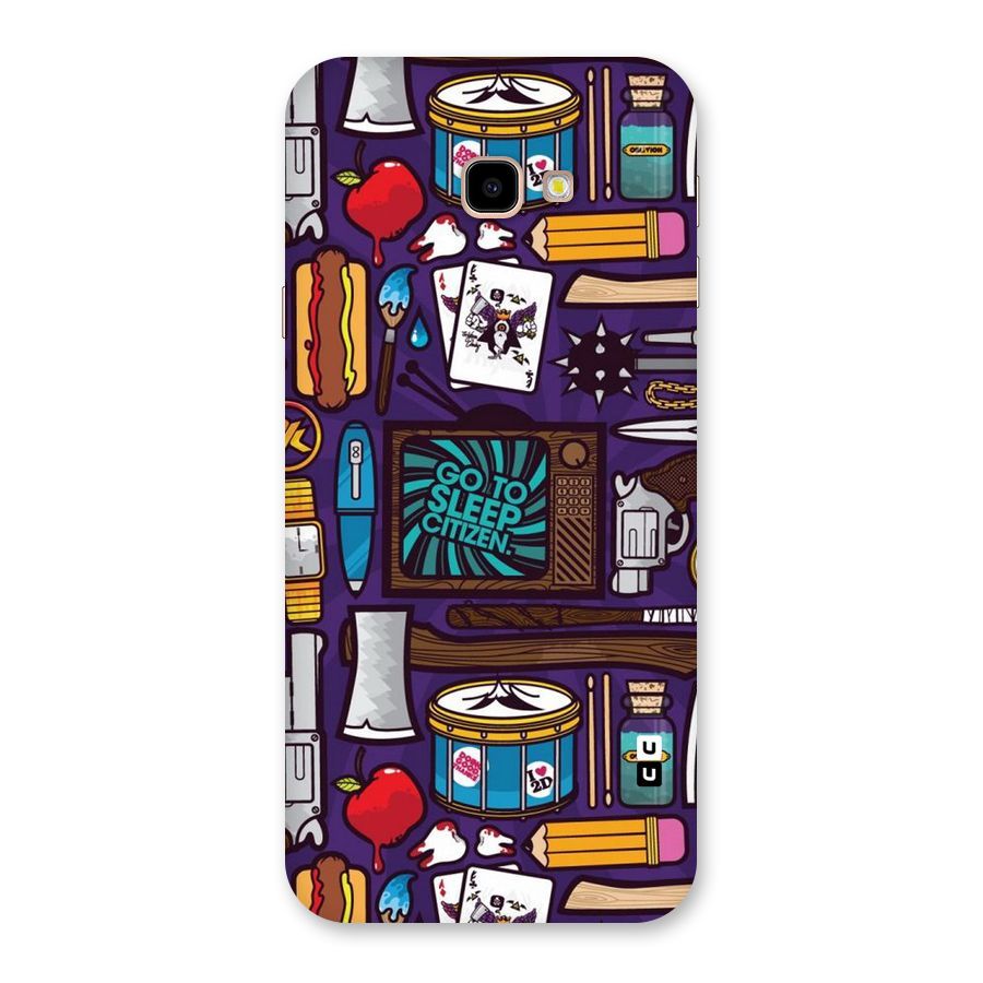 Go To Sleep Back Case for Galaxy J4 Plus