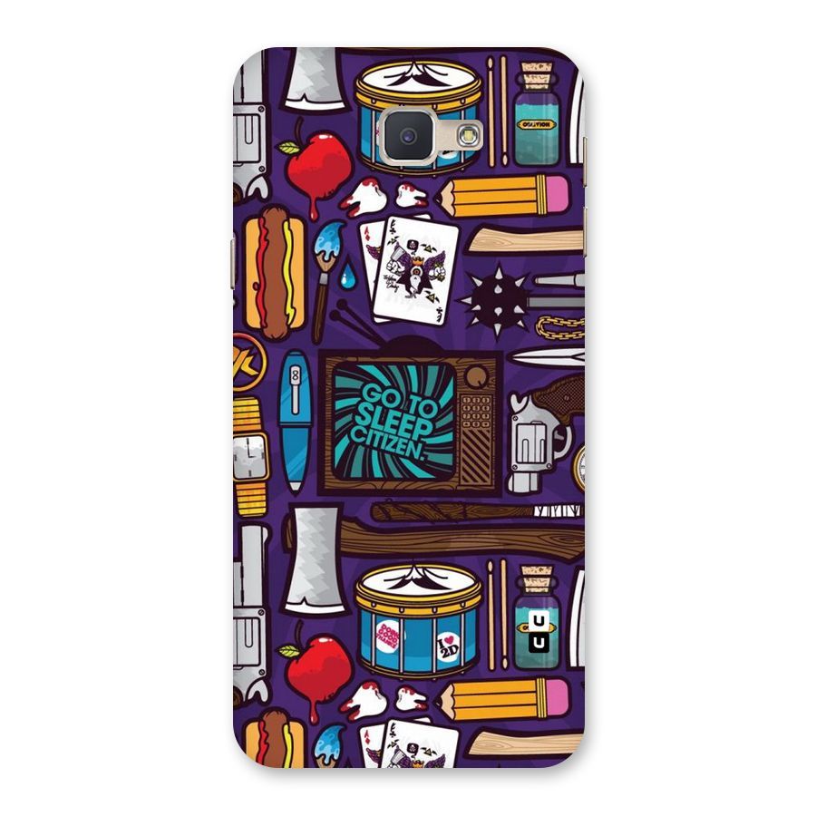 Go To Sleep Back Case for Galaxy J5 Prime