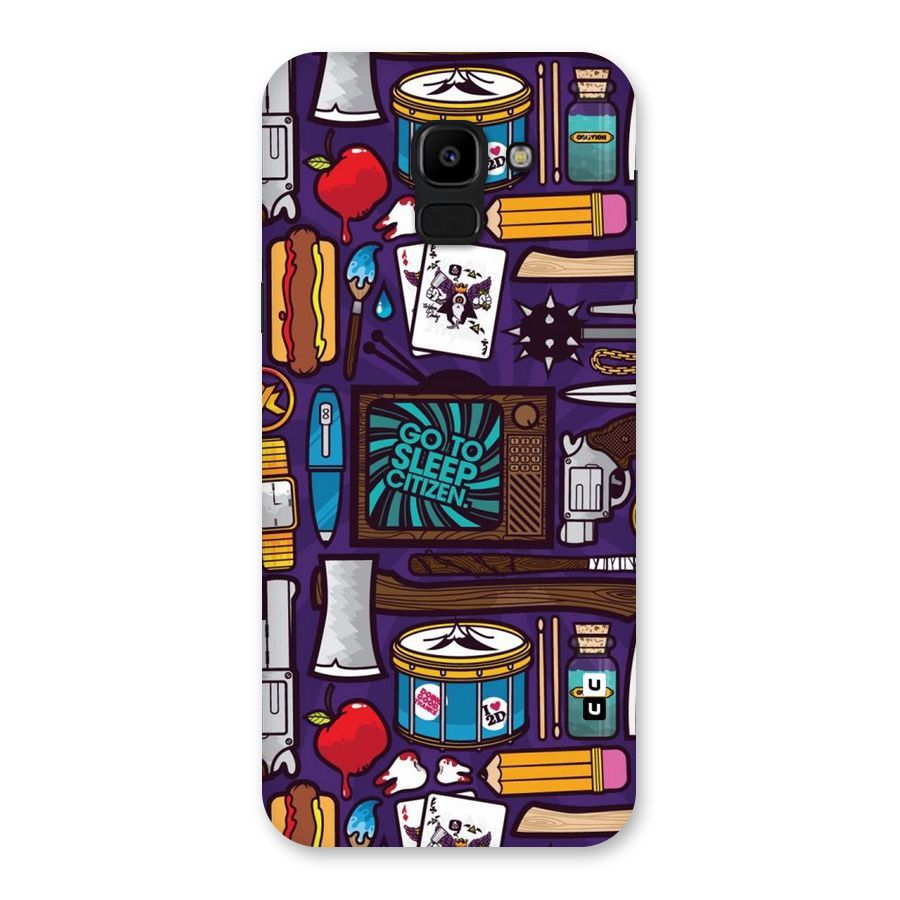 Go To Sleep Back Case for Galaxy J6