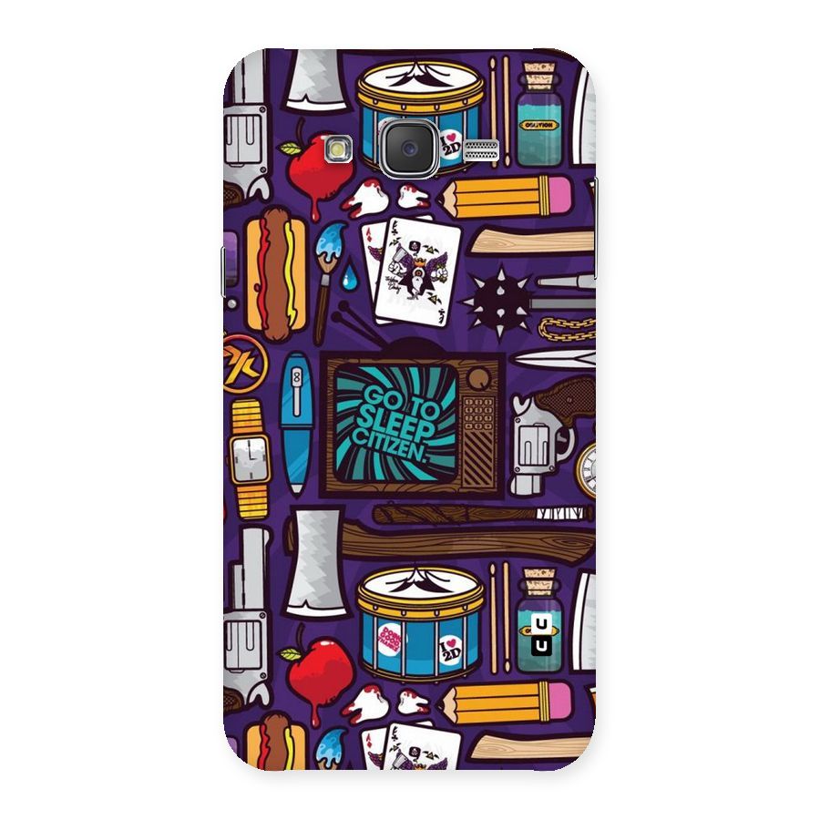 Go To Sleep Back Case for Galaxy J7