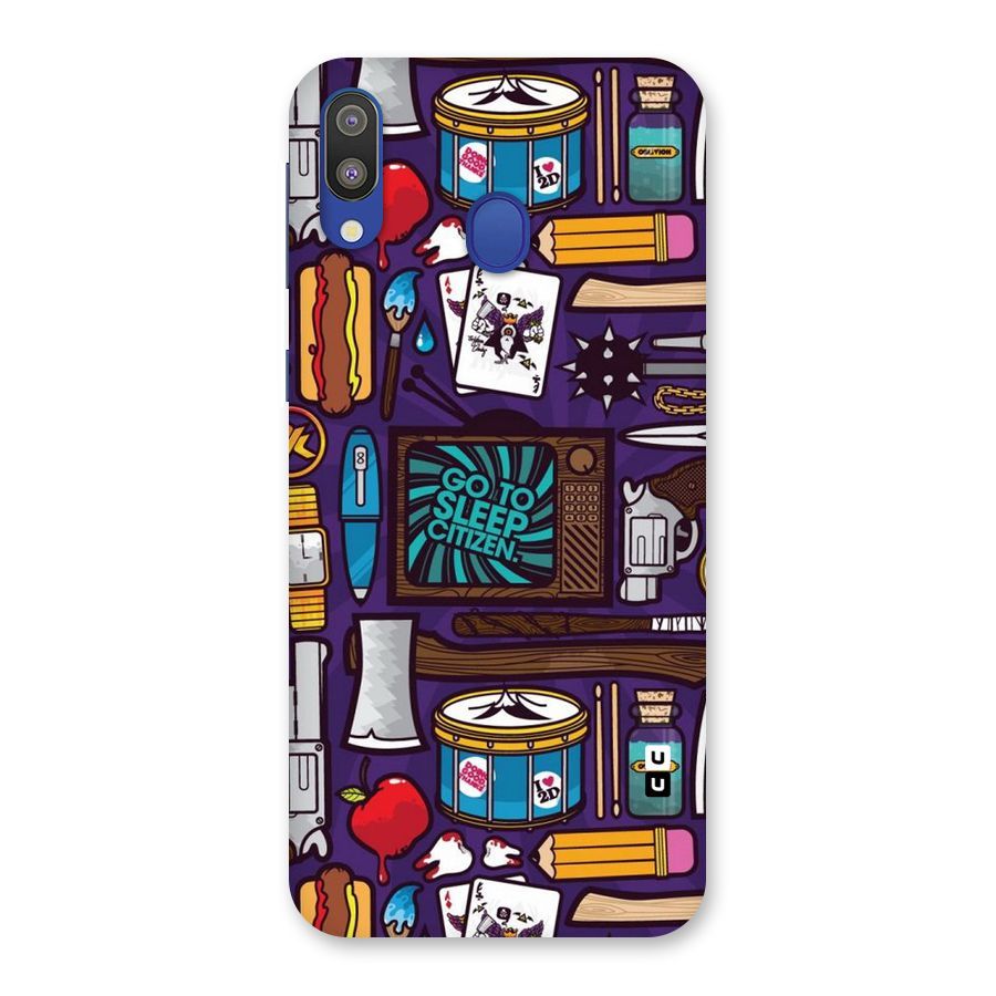 Go To Sleep Back Case for Galaxy M20