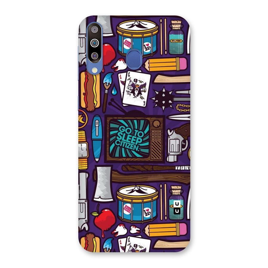 Go To Sleep Back Case for Galaxy M30