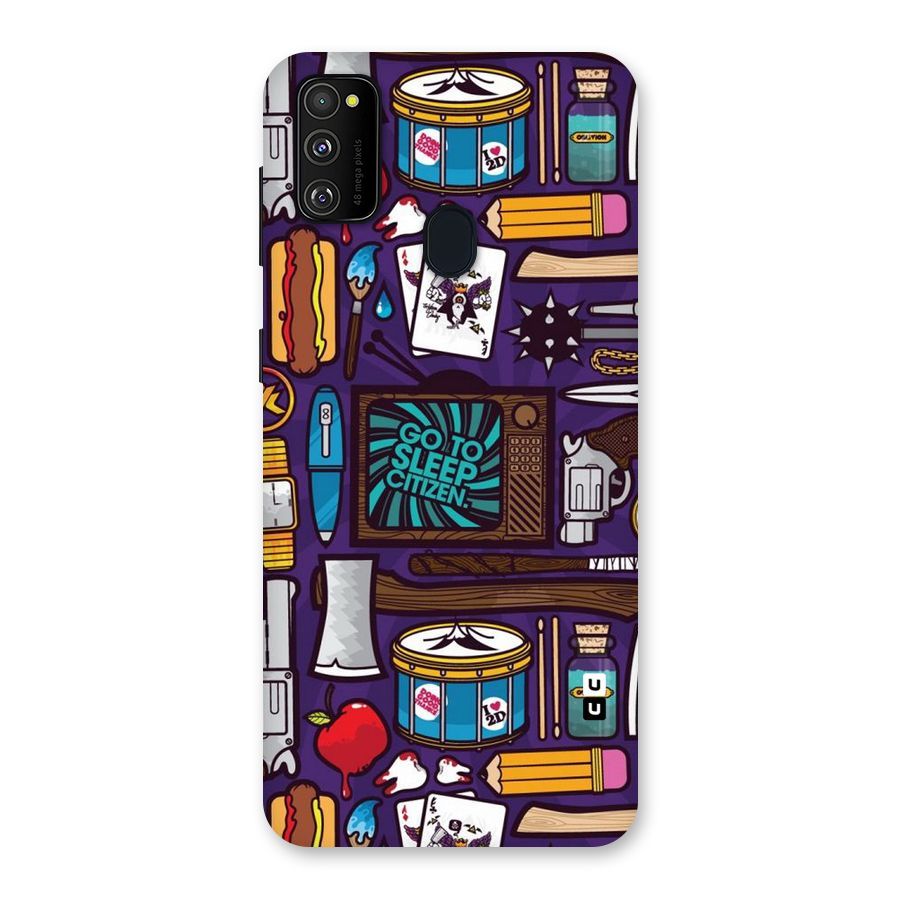 Go To Sleep Back Case for Galaxy M30s