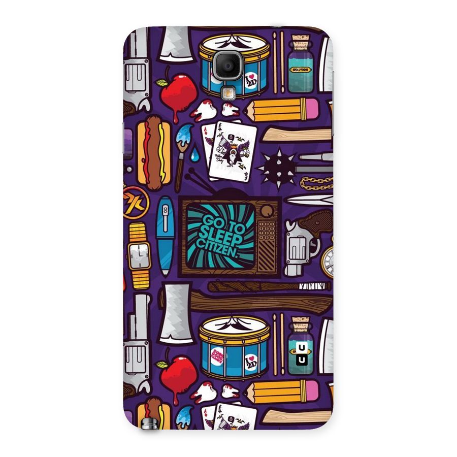Go To Sleep Back Case for Galaxy Note 3 Neo
