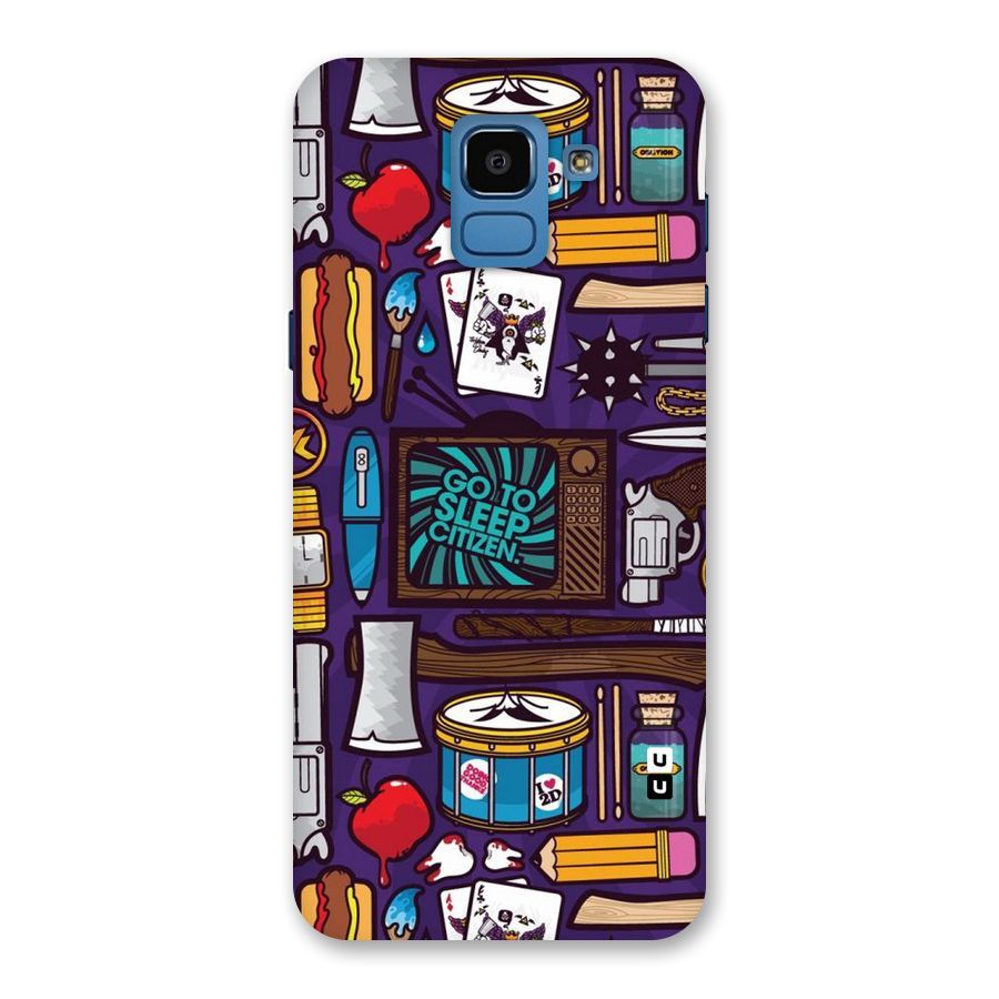 Go To Sleep Back Case for Galaxy On6