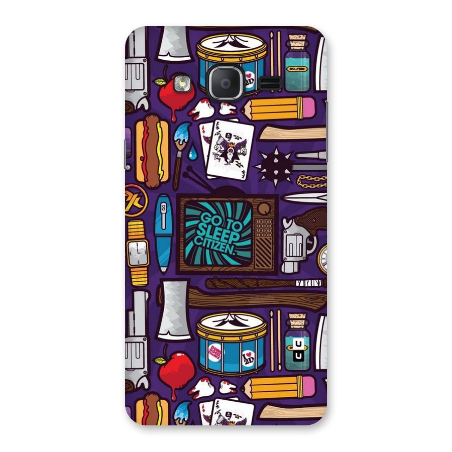 Go To Sleep Back Case for Galaxy On7 2015