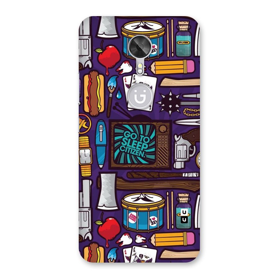 Go To Sleep Back Case for Gionee A1