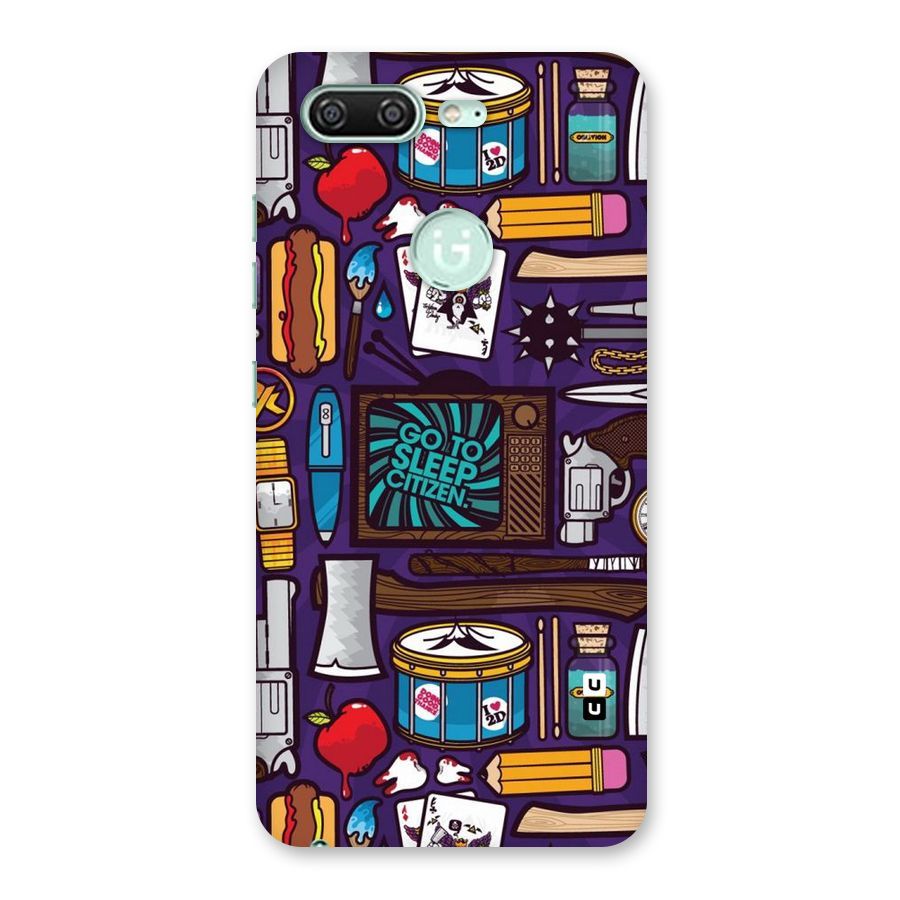 Go To Sleep Back Case for Gionee S10
