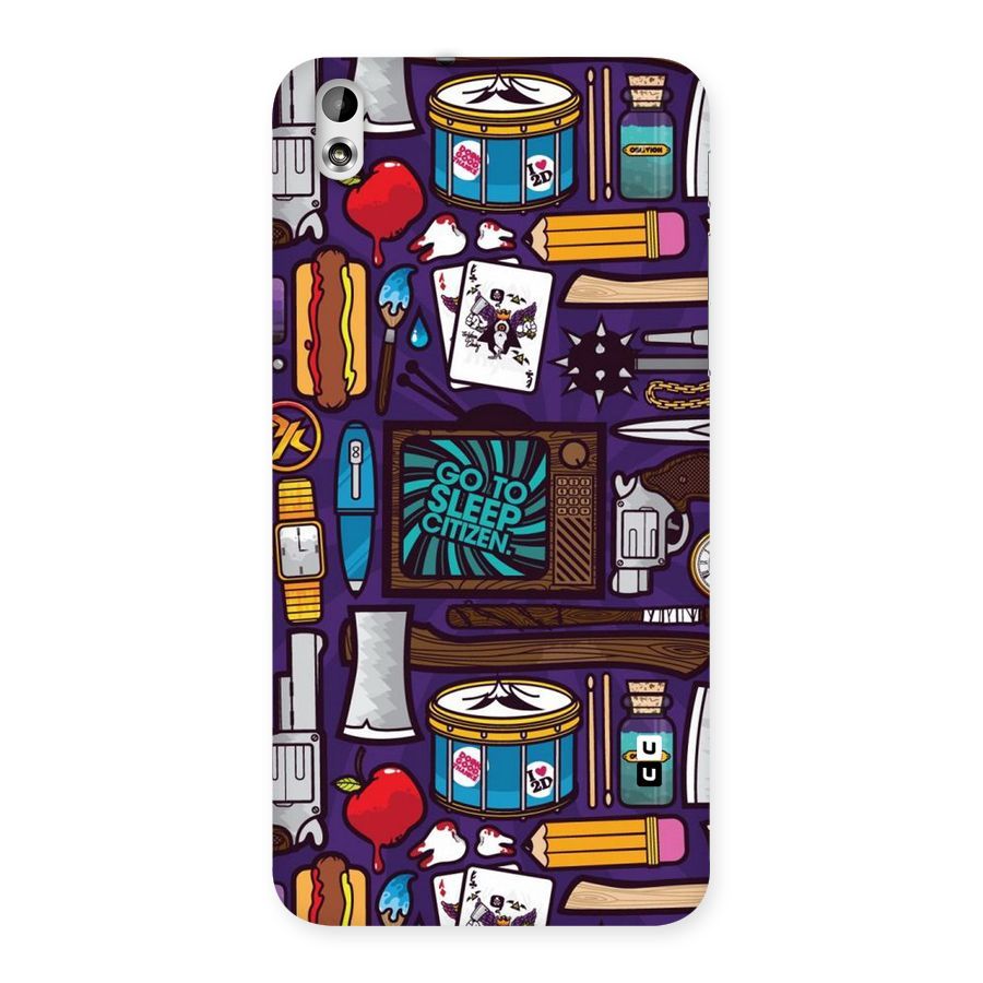 Go To Sleep Back Case for HTC Desire 816g