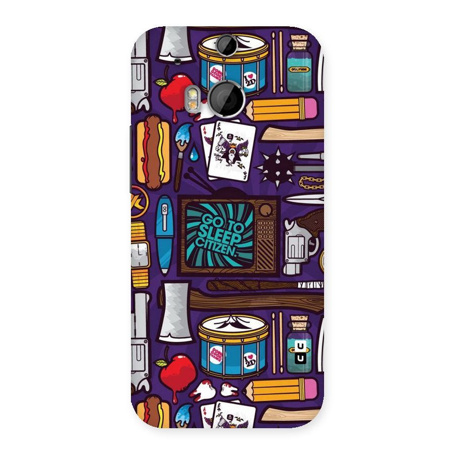 Go To Sleep Back Case for HTC One M8