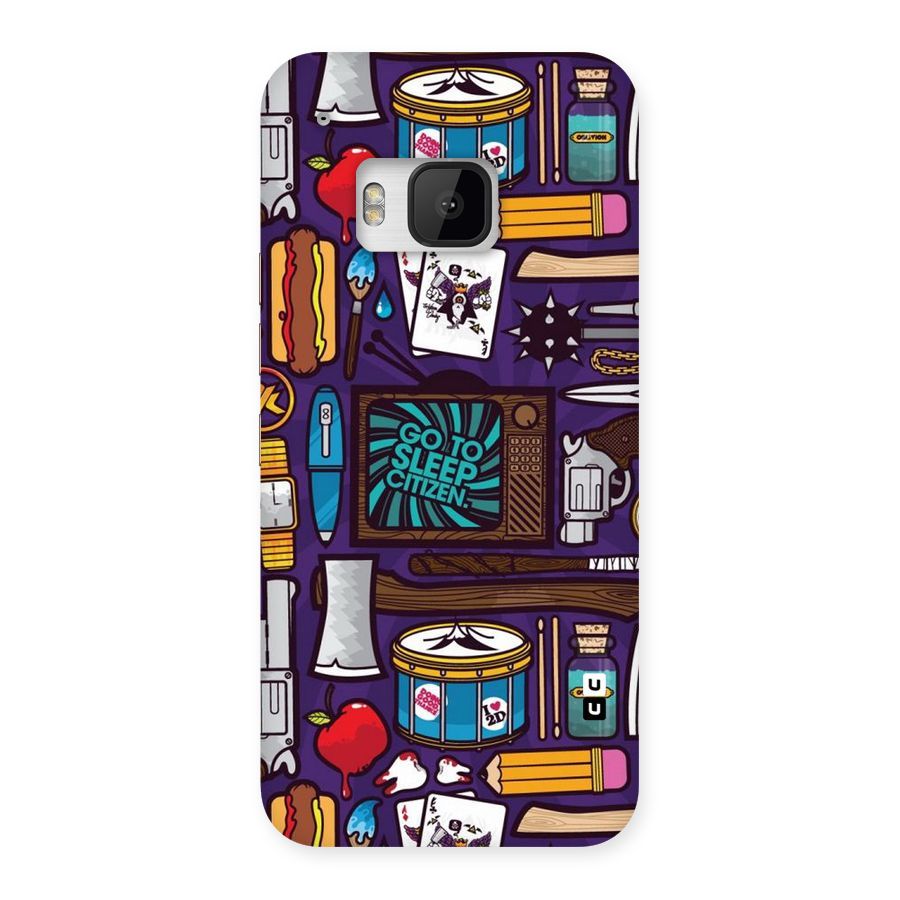 Go To Sleep Back Case for HTC One M9