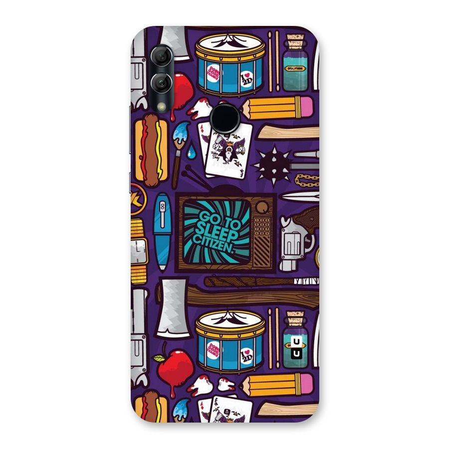 Go To Sleep Back Case for Honor 10 Lite