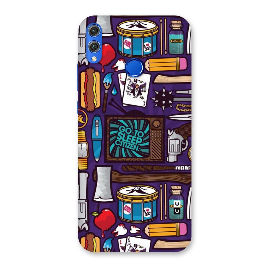 Go To Sleep Back Case for Honor 8X