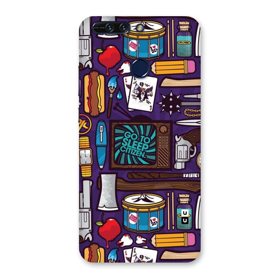 Go To Sleep Back Case for Honor 8 Pro