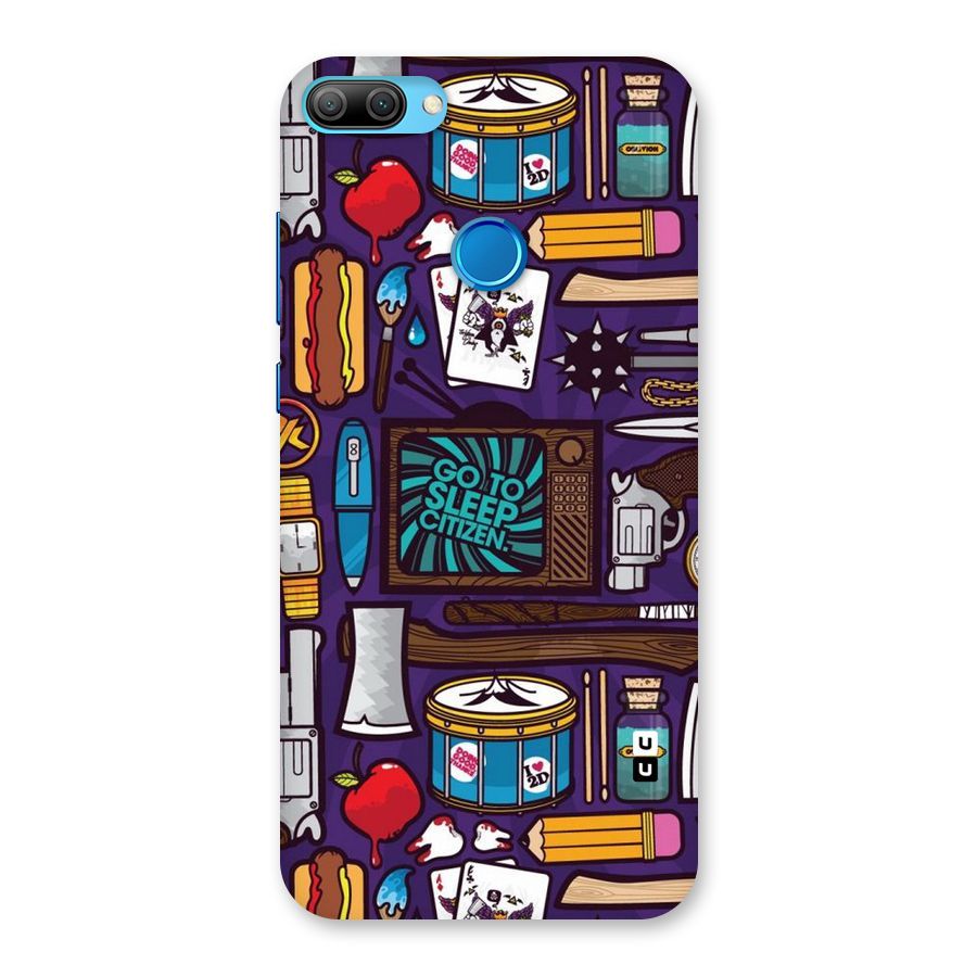 Go To Sleep Back Case for Honor 9N