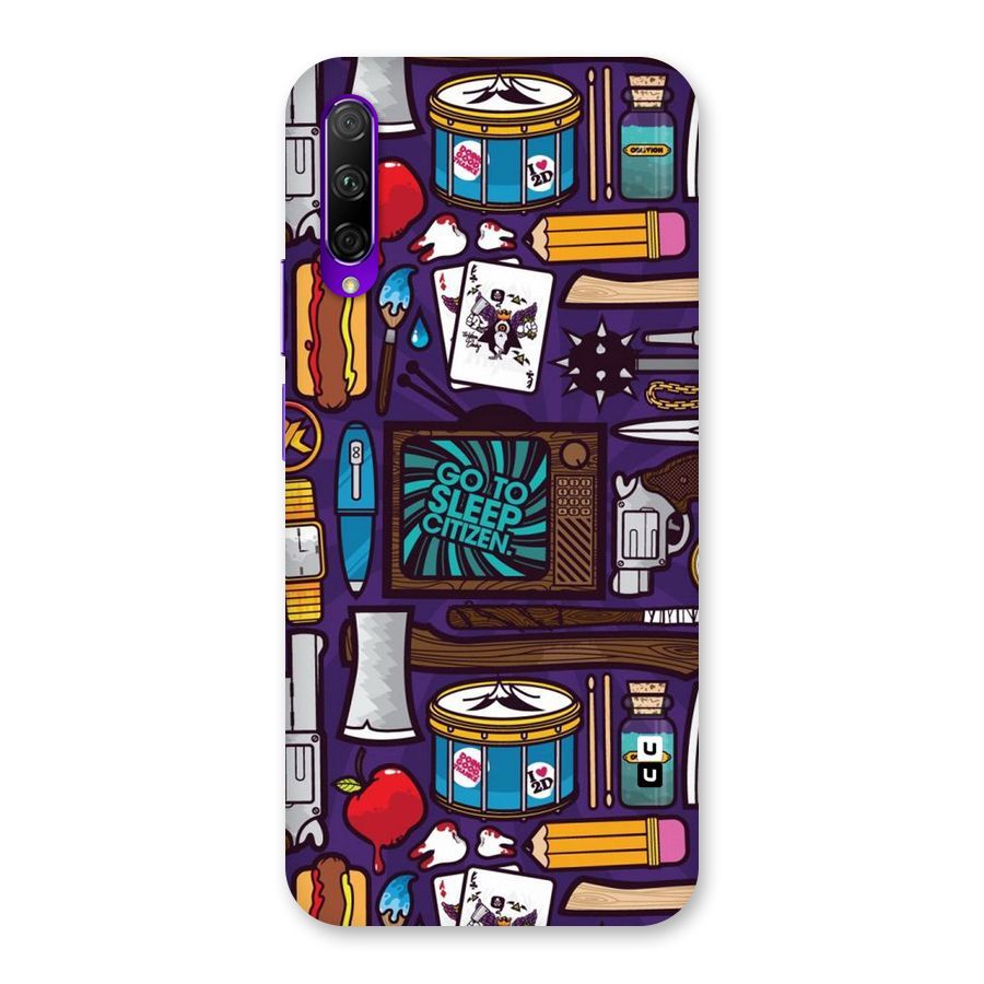 Go To Sleep Back Case for Honor 9X Pro