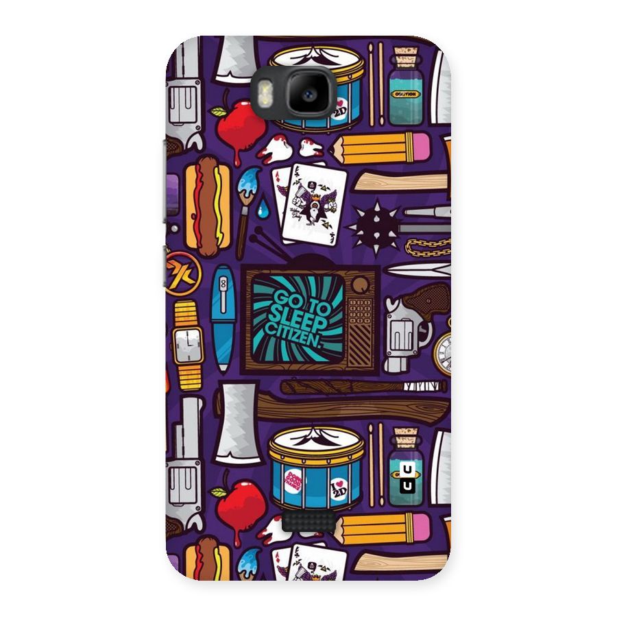 Go To Sleep Back Case for Honor Bee
