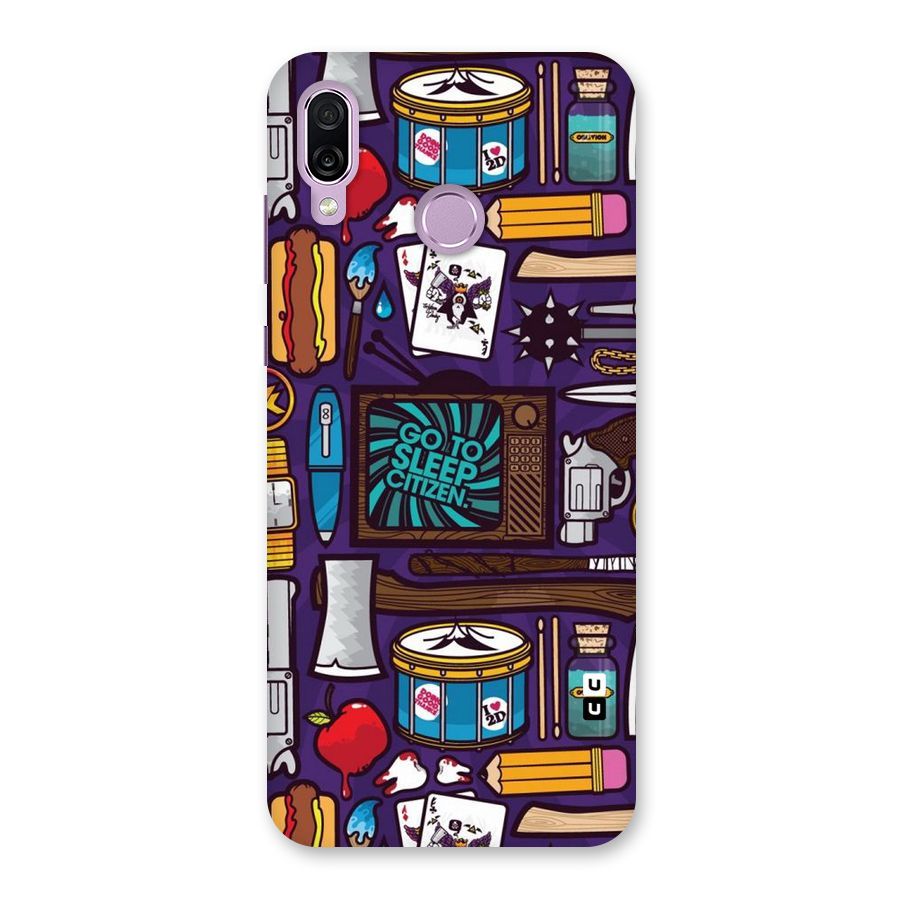 Go To Sleep Back Case for Honor Play