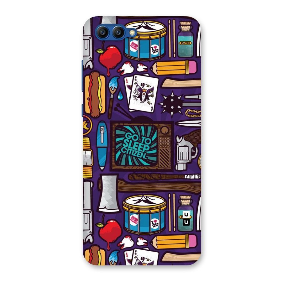 Go To Sleep Back Case for Honor View 10