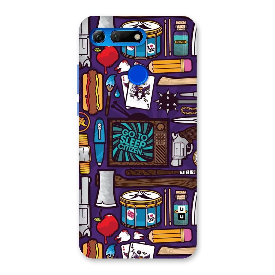 Go To Sleep Back Case for Honor View 20