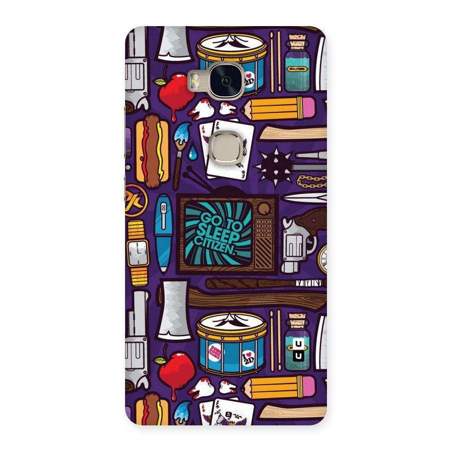 Go To Sleep Back Case for Huawei Honor 5X