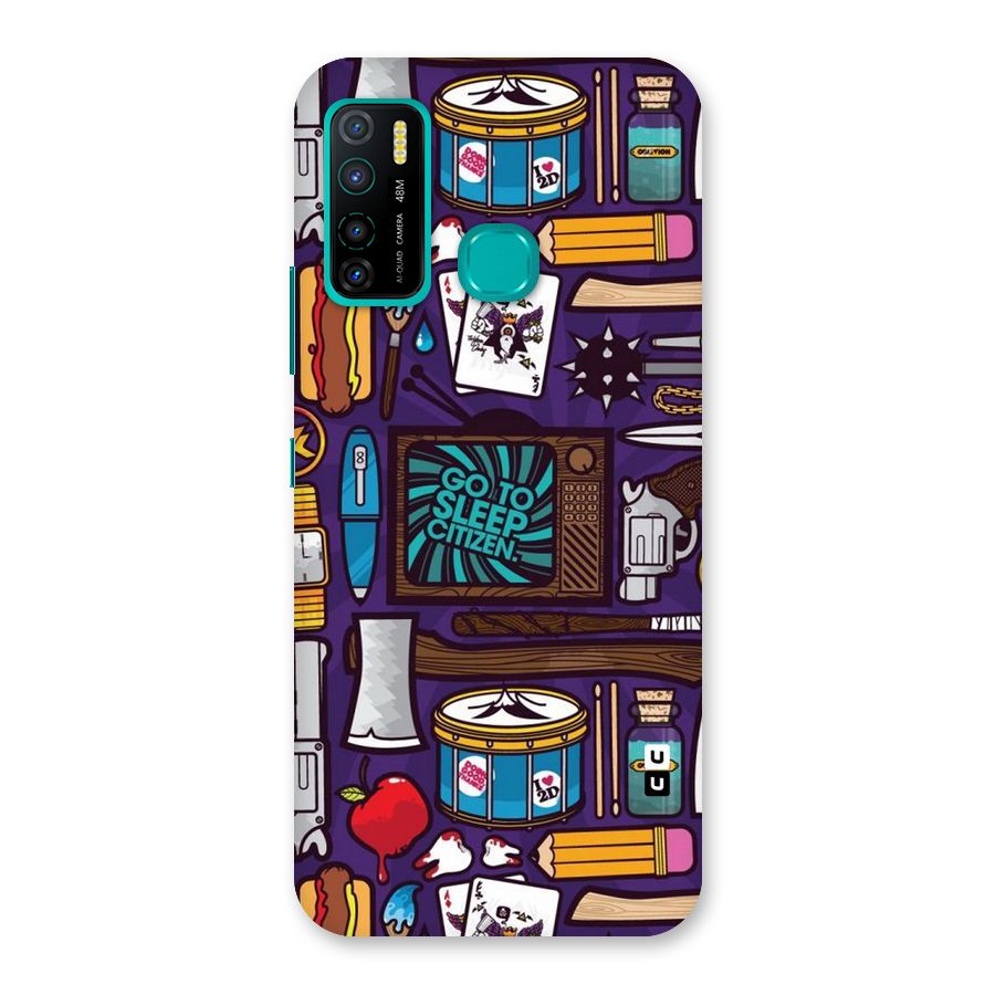 Go To Sleep Back Case for Infinix Hot 9 Pro