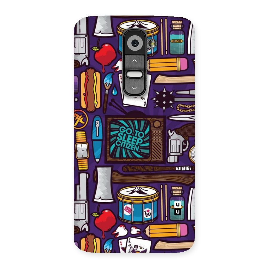 Go To Sleep Back Case for LG G2