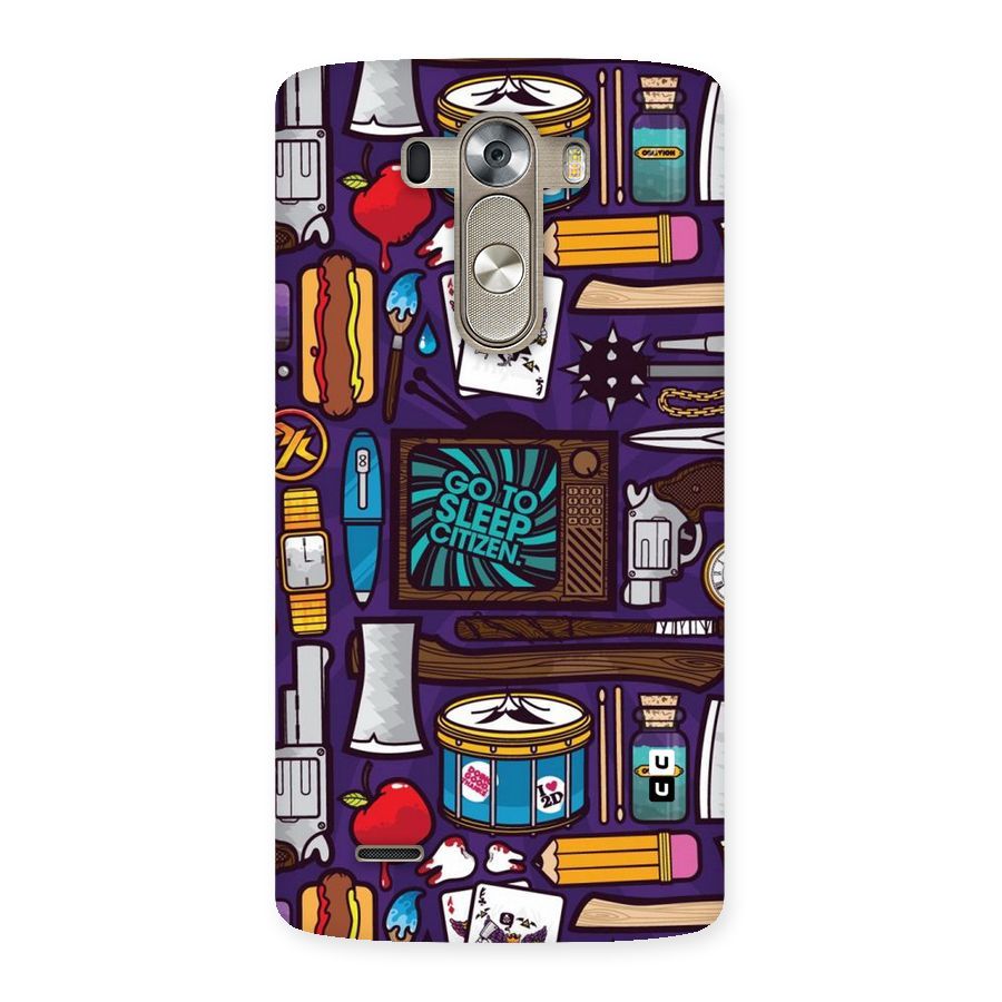 Go To Sleep Back Case for LG G3