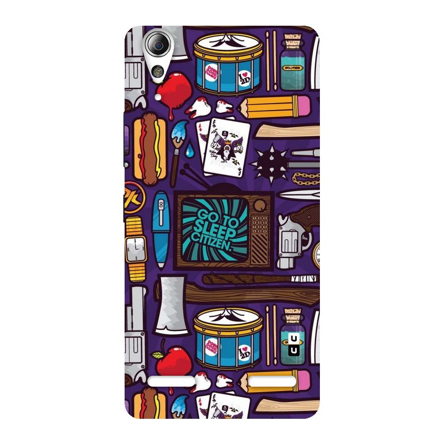 Go To Sleep Back Case for Lenovo A6000 Plus