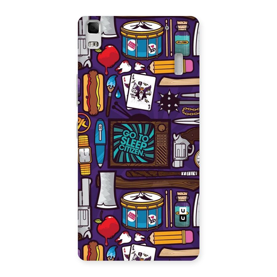 Go To Sleep Back Case for Lenovo K3 Note