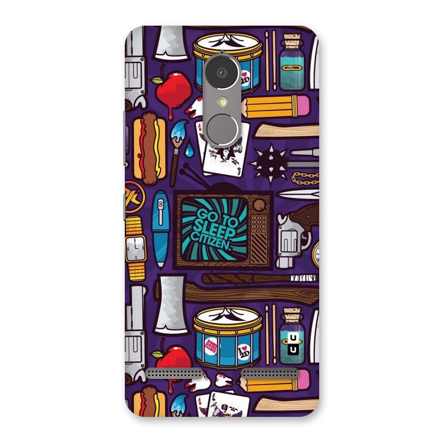 Go To Sleep Back Case for Lenovo K6 Power