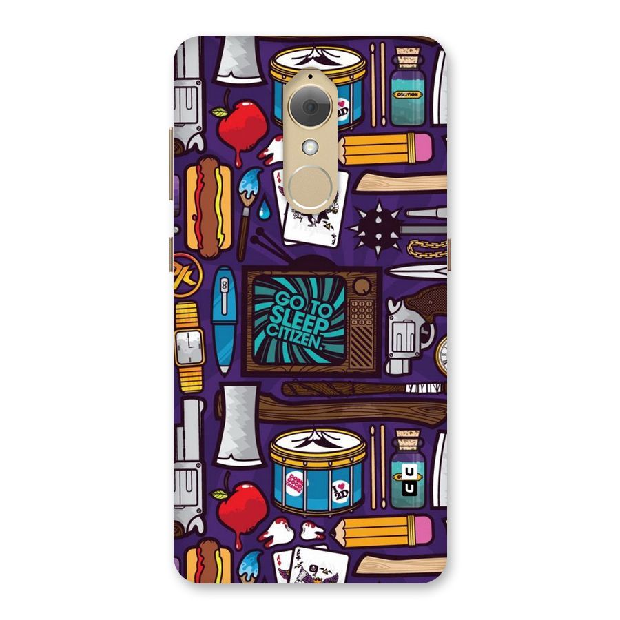 Go To Sleep Back Case for Lenovo K8