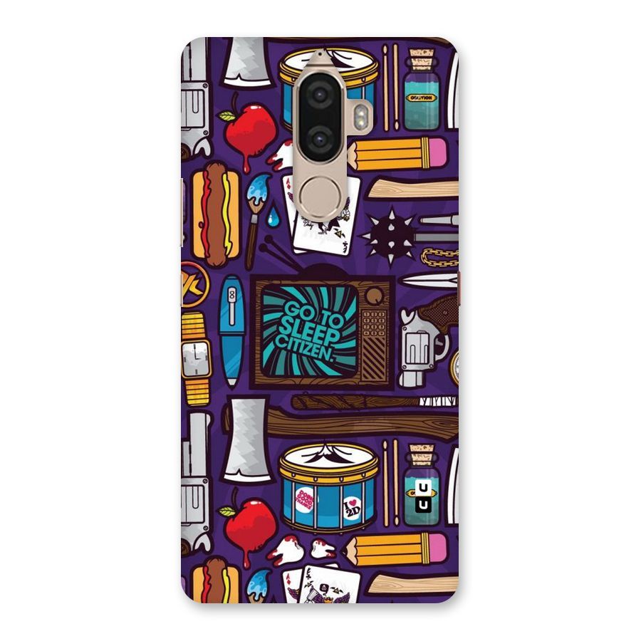 Go To Sleep Back Case for Lenovo K8 Note