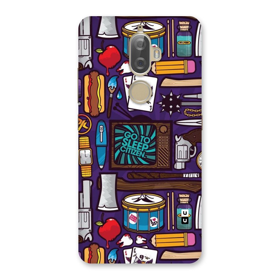 Go To Sleep Back Case for Lenovo K8 Plus