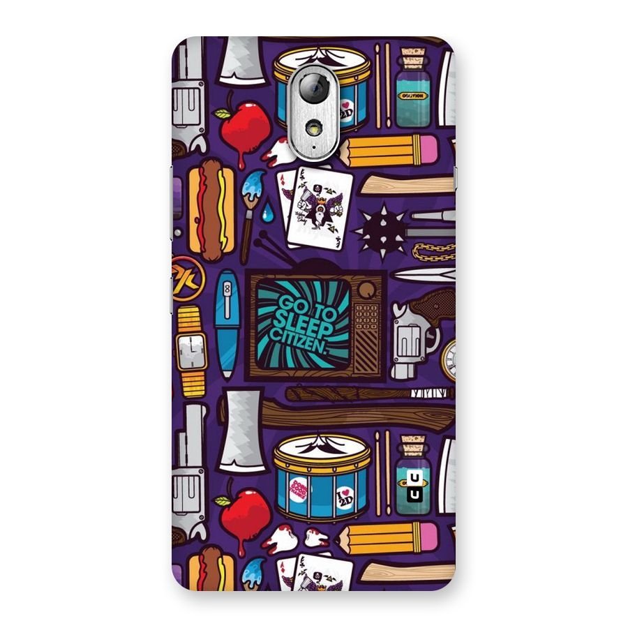 Go To Sleep Back Case for Lenovo Vibe P1M