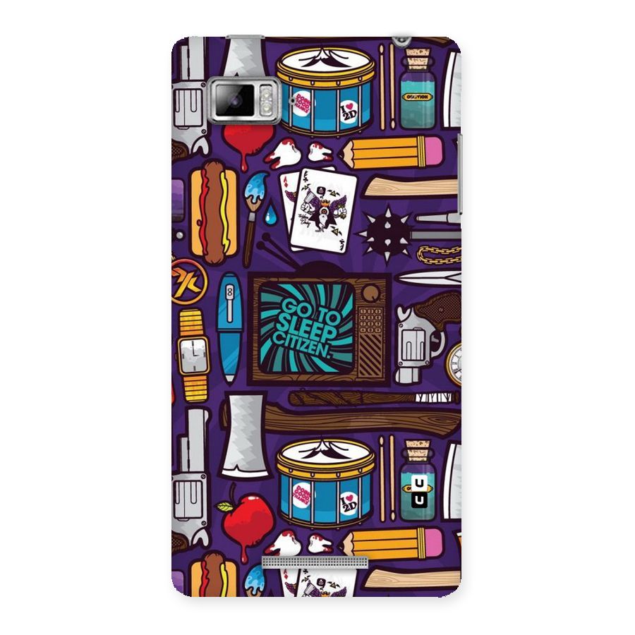Go To Sleep Back Case for Lenovo Vibe Z K910