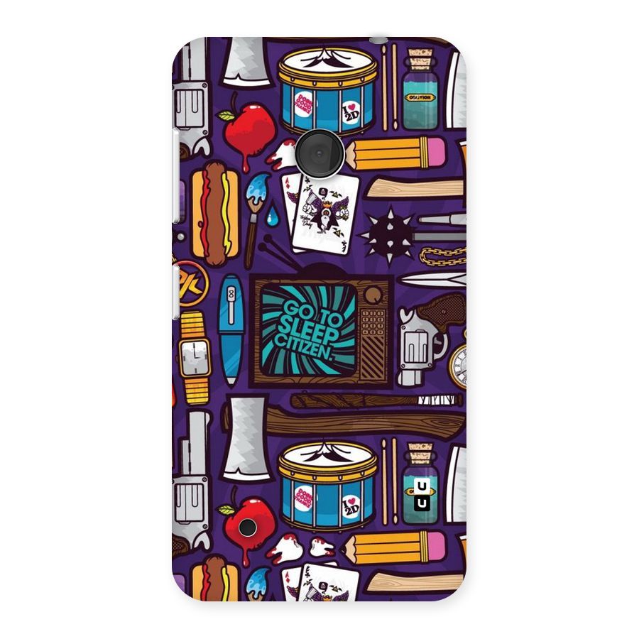 Go To Sleep Back Case for Lumia 530
