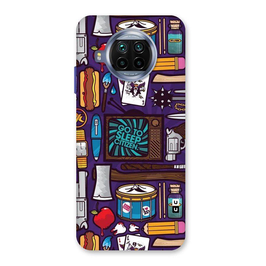 Go To Sleep Back Case for Mi 10i